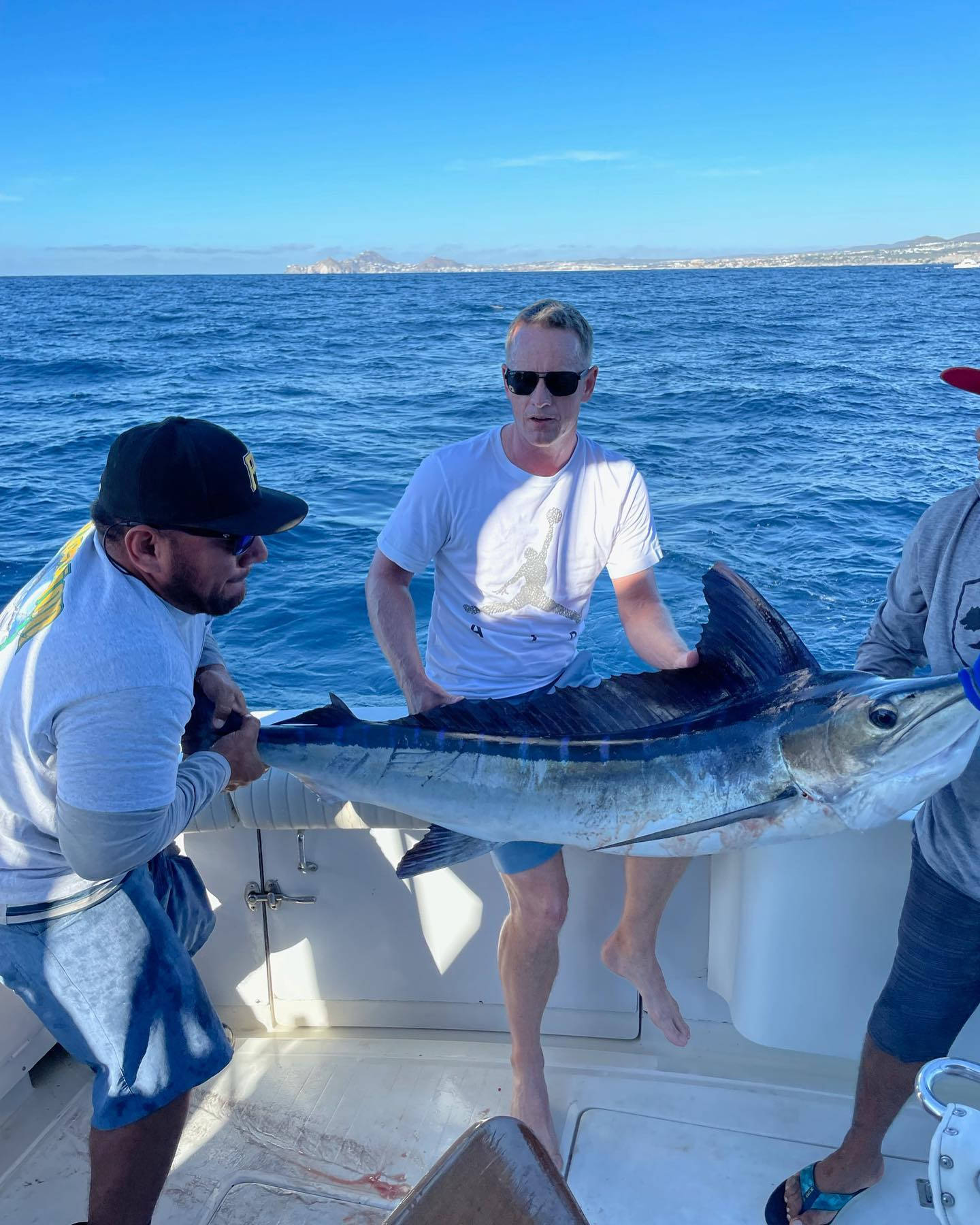 Luke Donald Catching A Fish Background