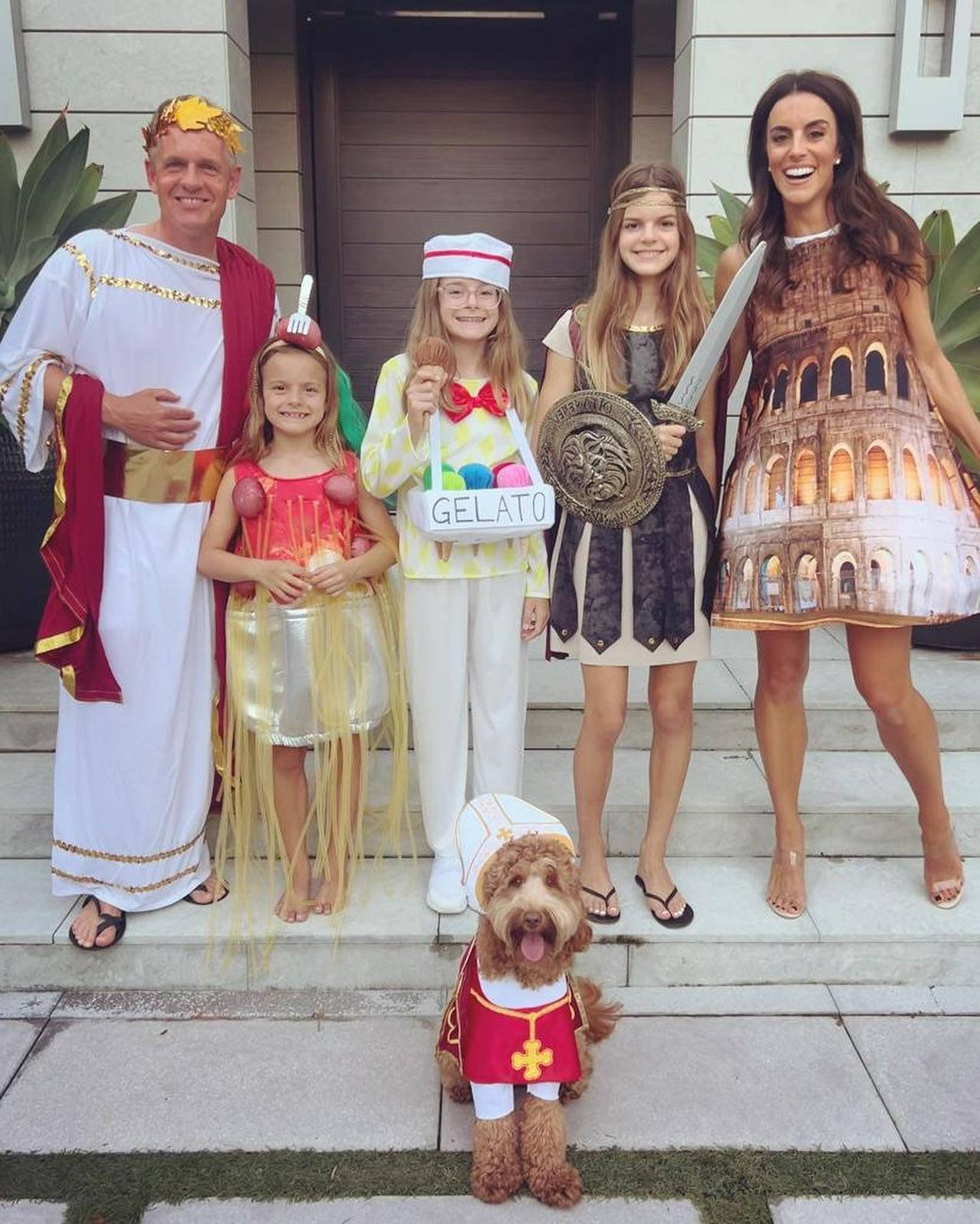 Luke Donald Family Cool Costumes Background