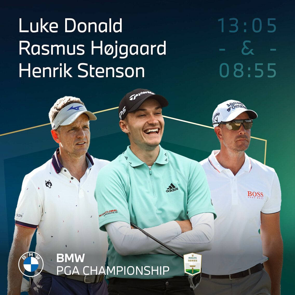 Luke Donald In Pga Championship Background