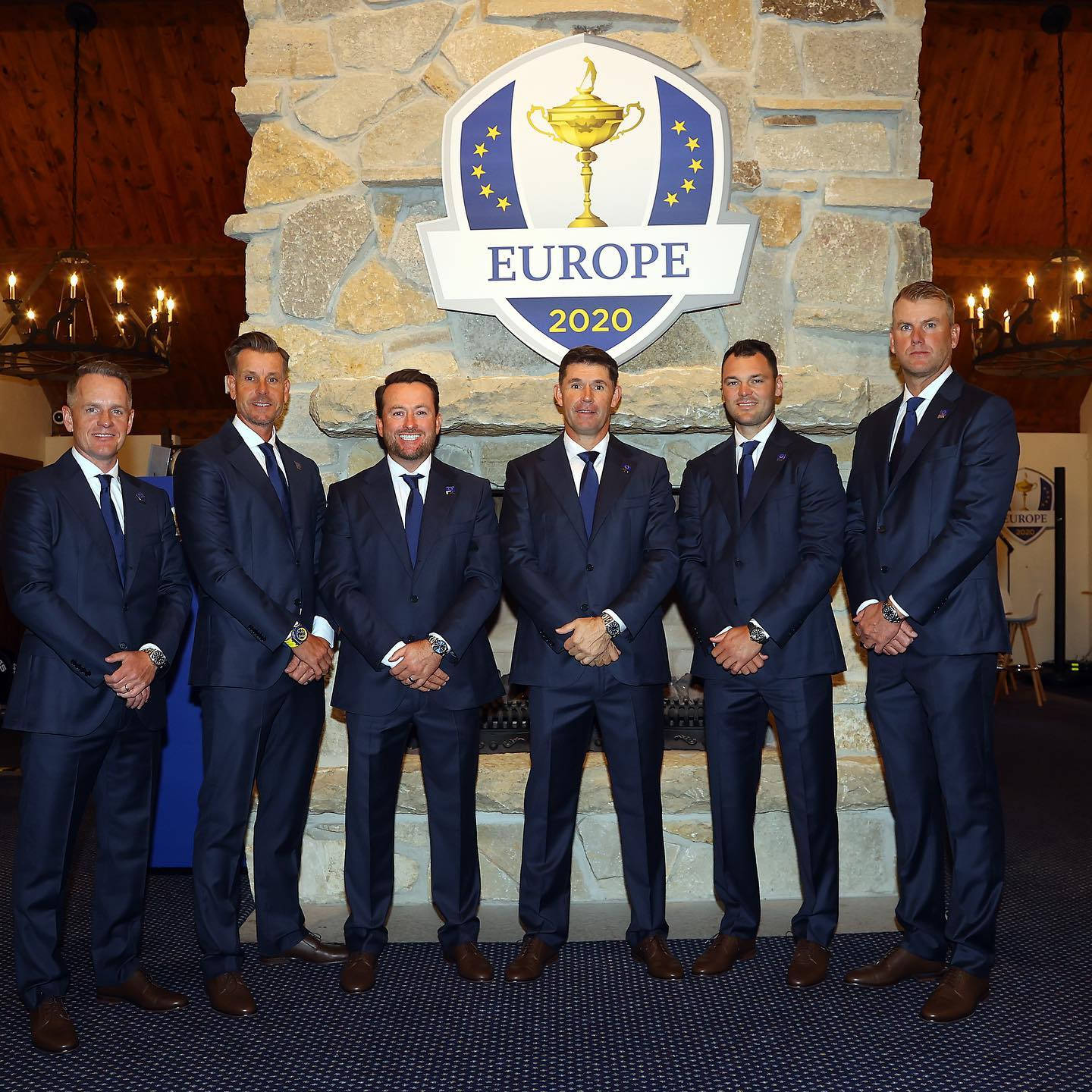 Luke Donald In Ryder Cup Opening Ceremony Background