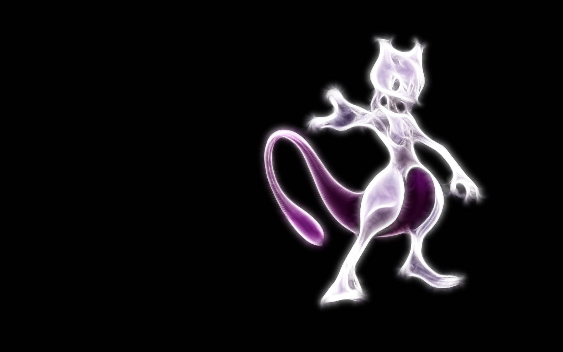 Luminescent Mewtwo Pokemon Background