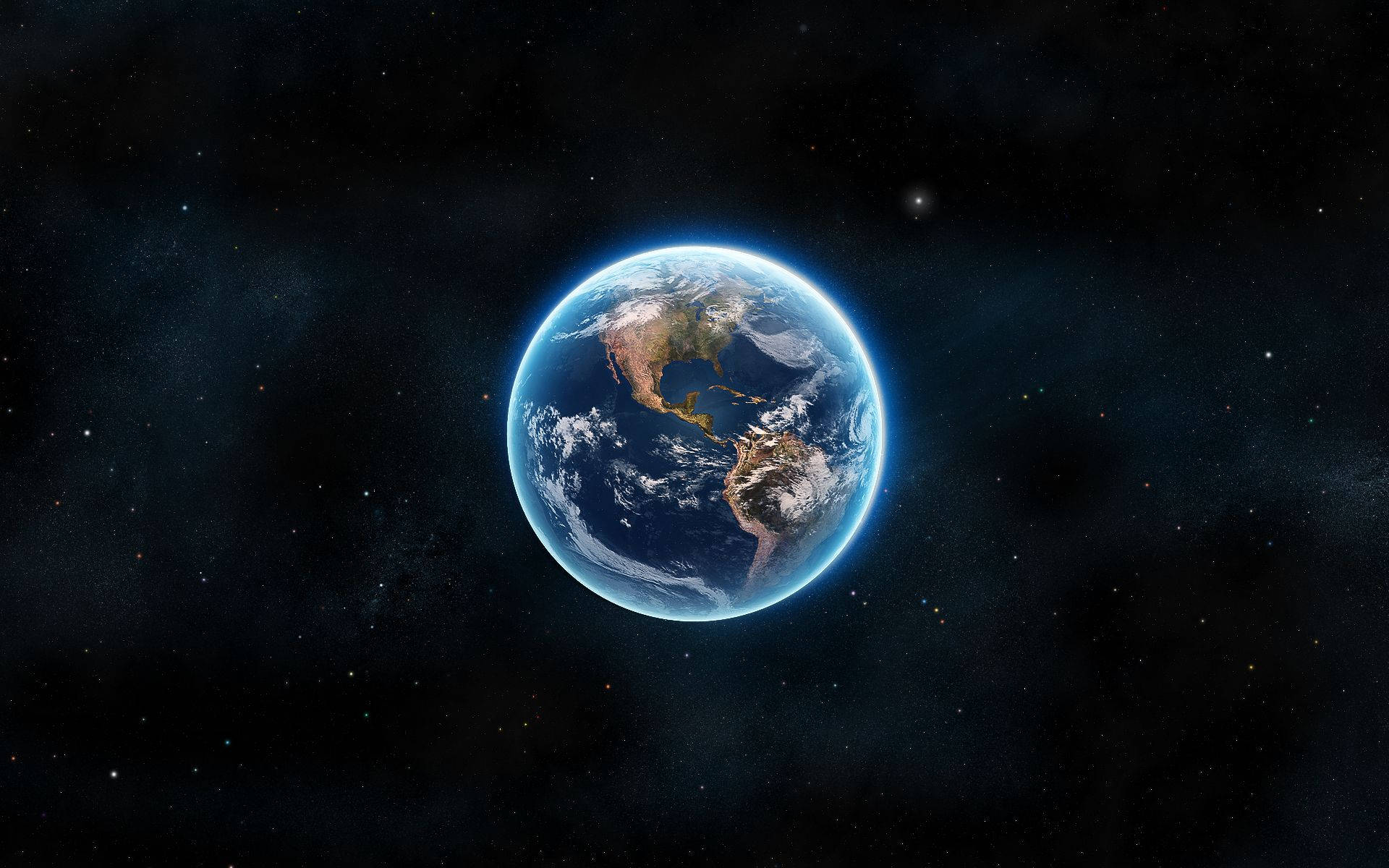 Luminous 4k Earth Background