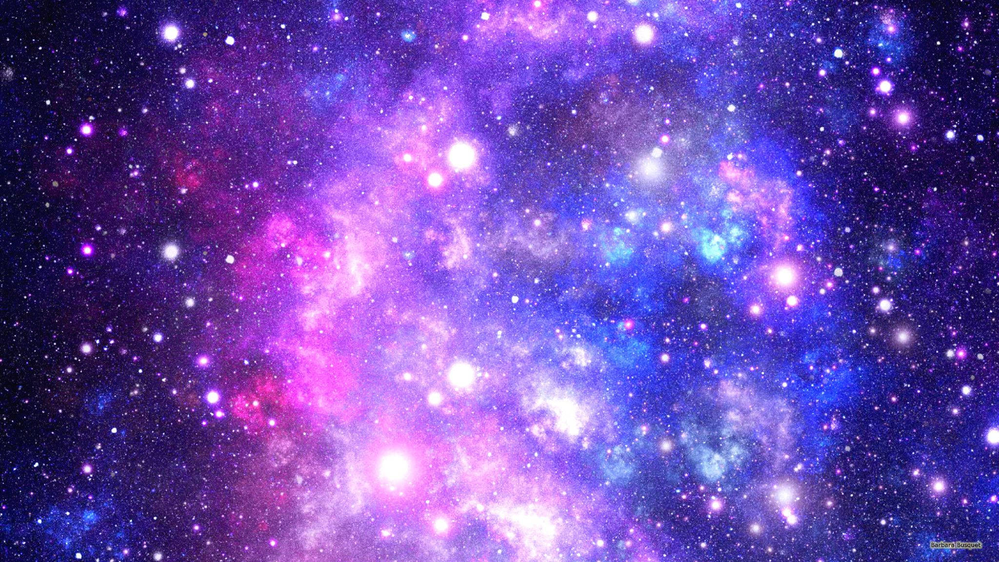 Luminous Colorful Galaxy Background