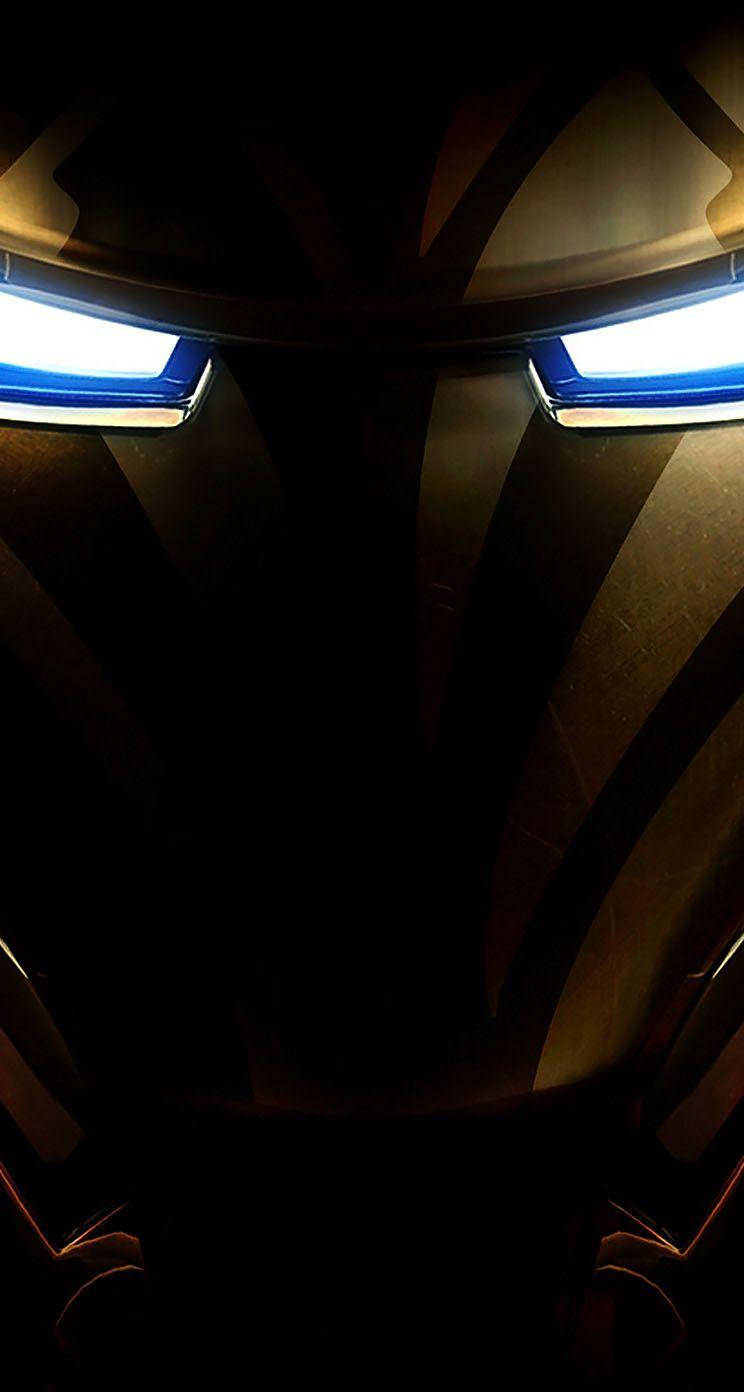 Luminous Helmet Iron Man Iphone Background
