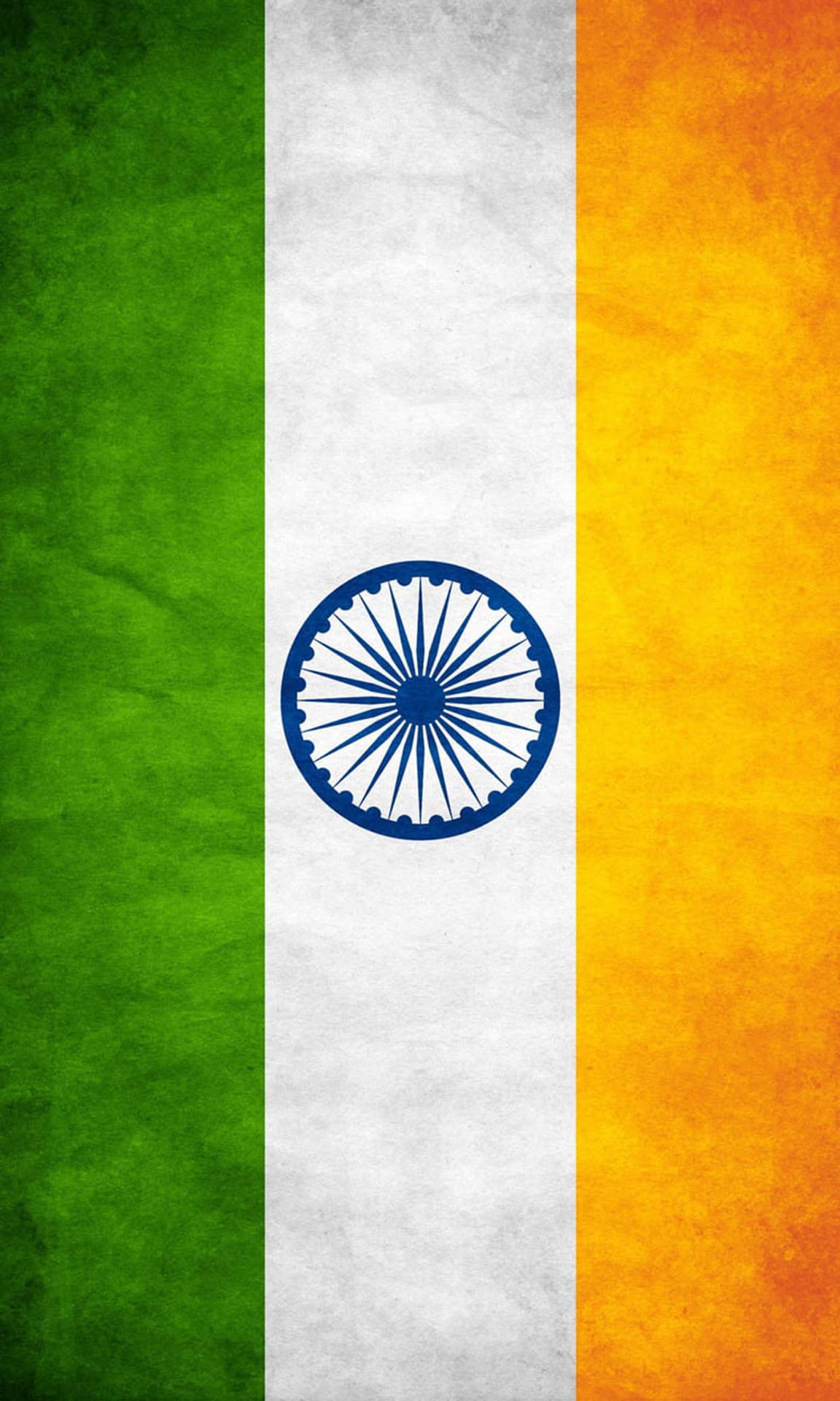 Luminous Indian Flag Mobile Background