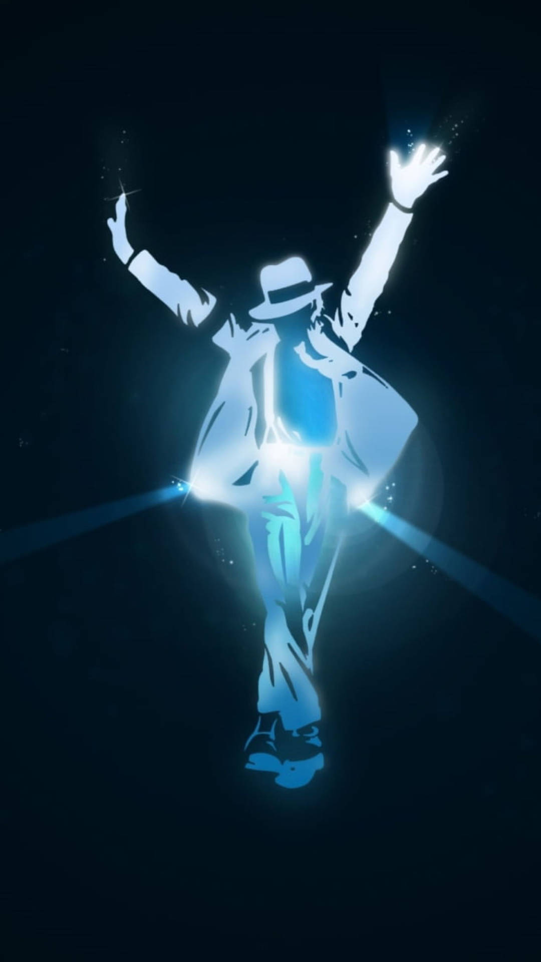 Luminous Michael Jackson Dance Background