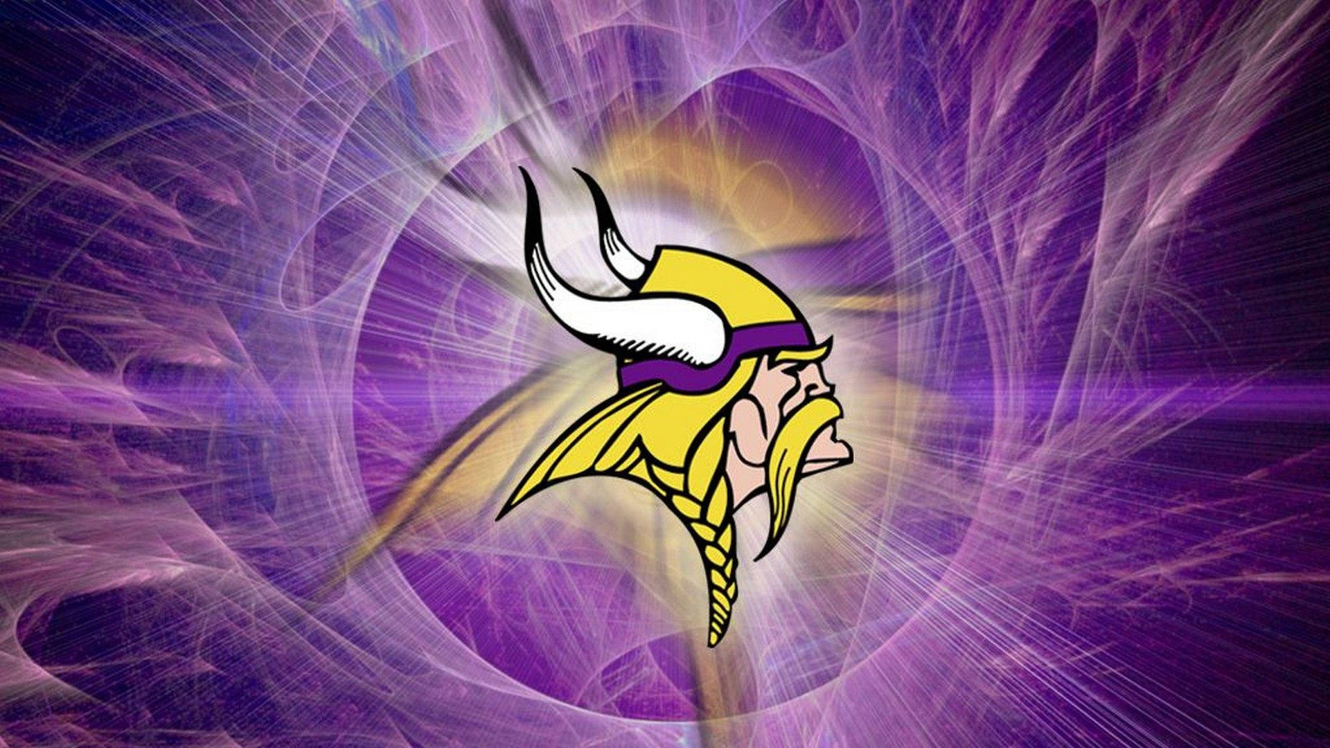 Luminous Minnesota Vikings Logo Background