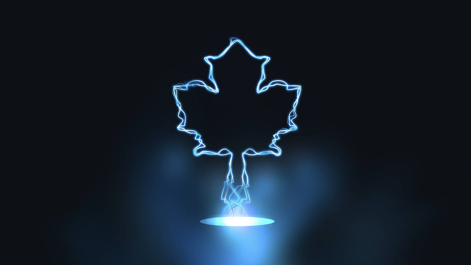 Luminous Toronto Maple Leafs Logo