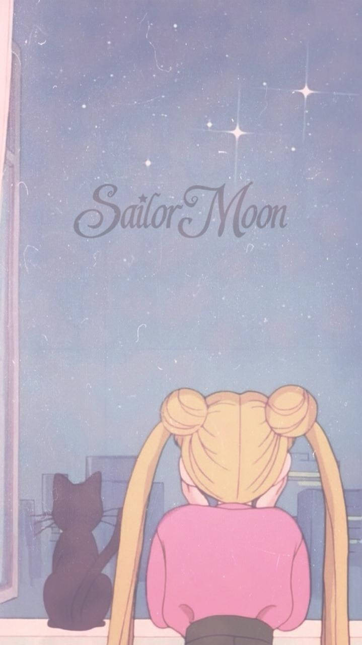 Luna And Usagi Together Sailor Moon Iphone