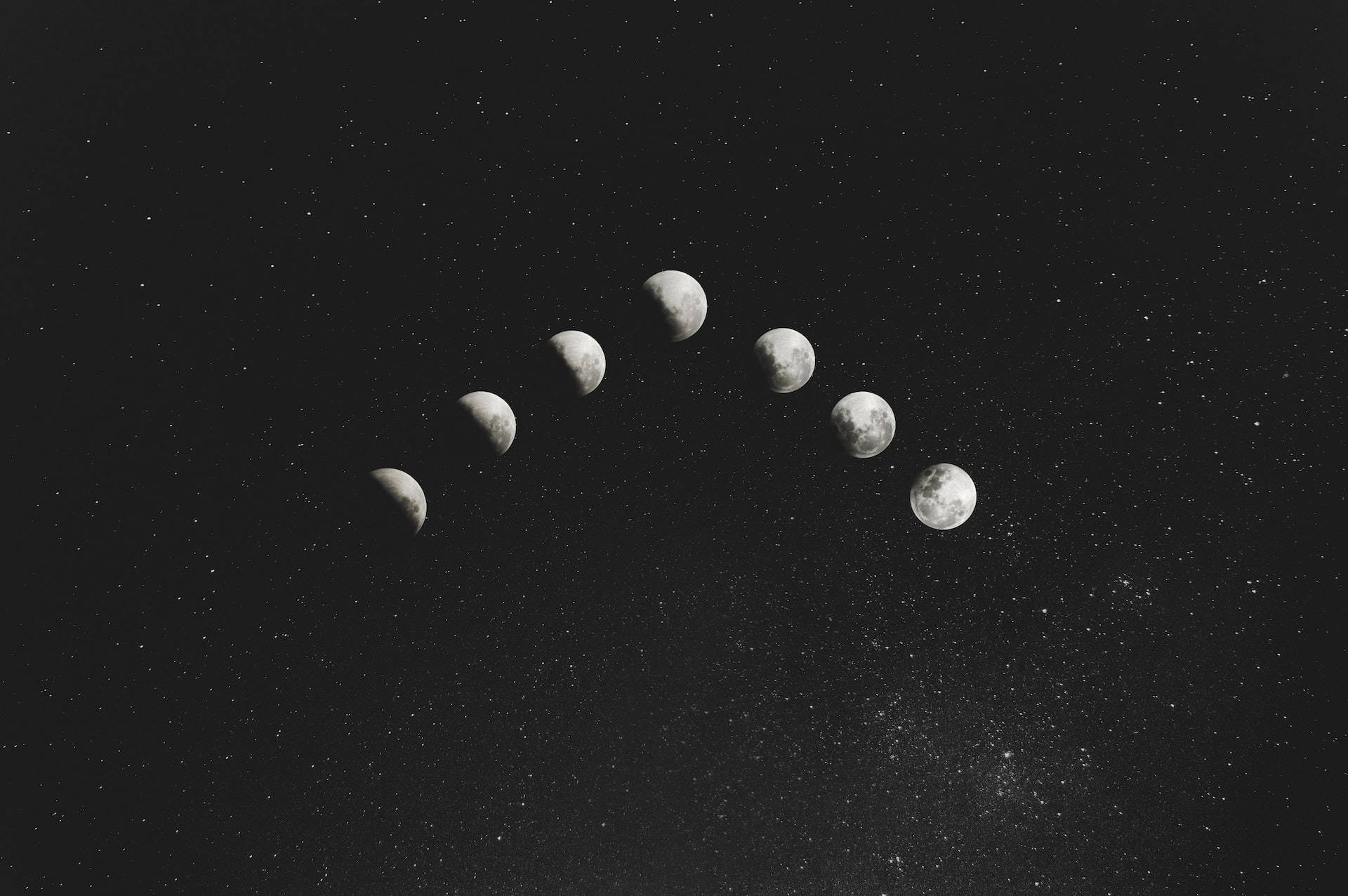 Luna Moon Phases In Order Background