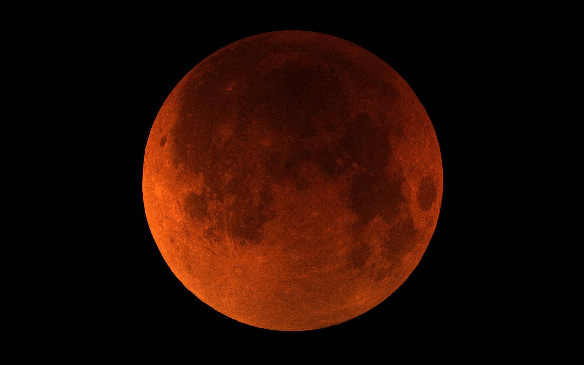 Lunar Eclipse Black Background Background