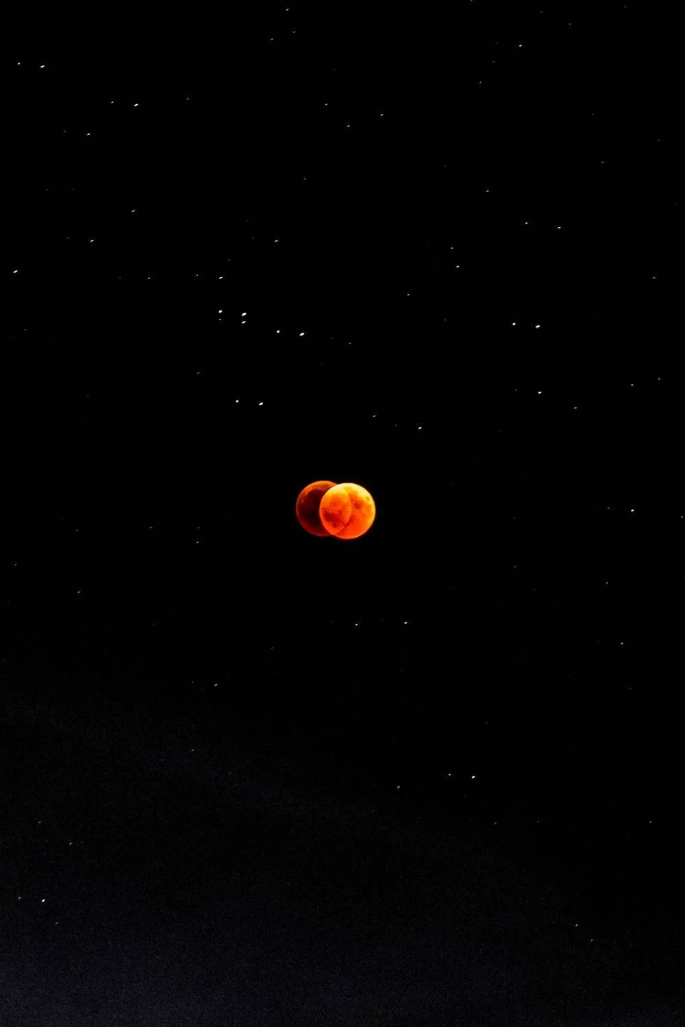 Lunar Eclipse Portrait Background