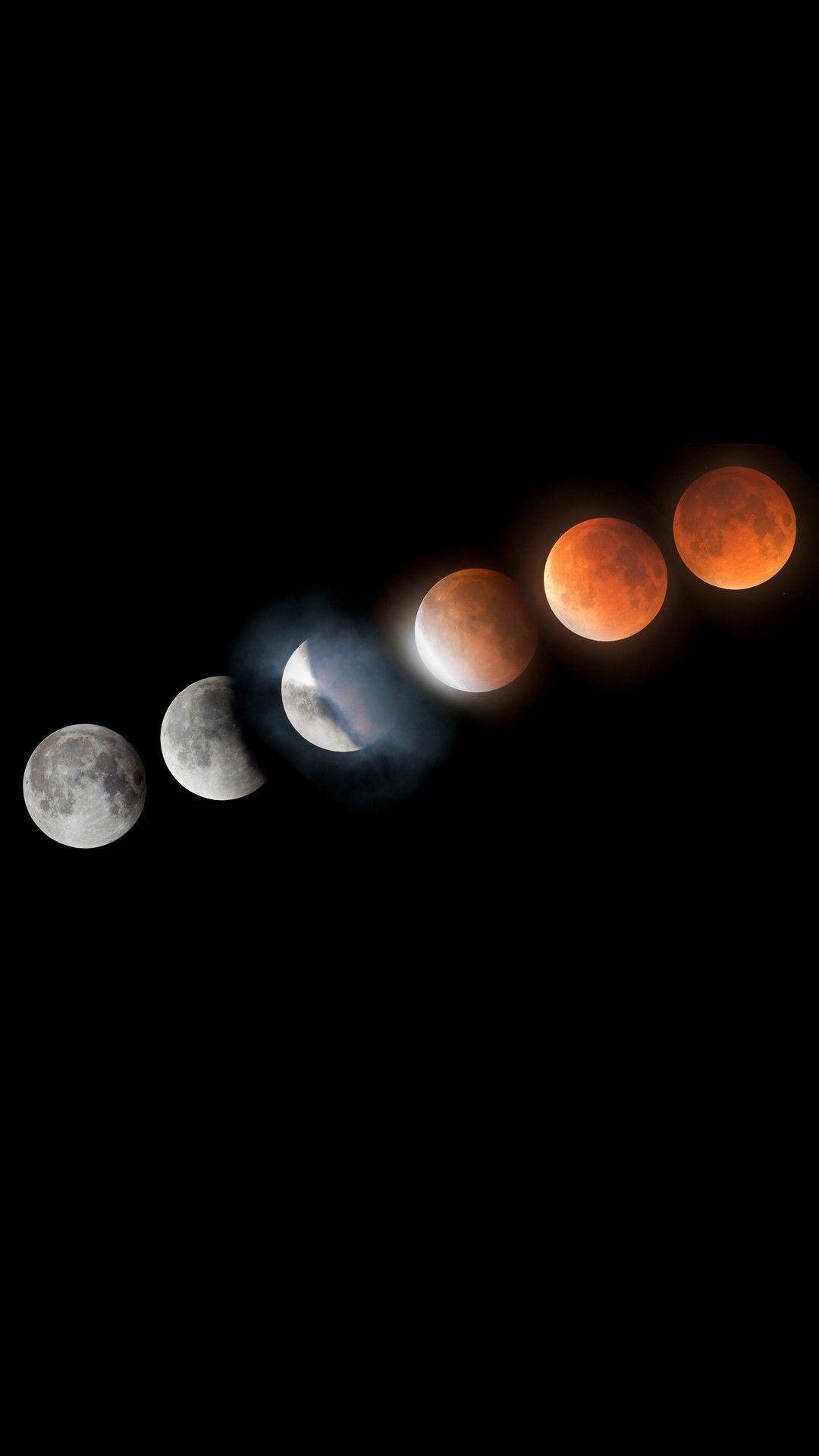 Lunar Eclipse Six Phases