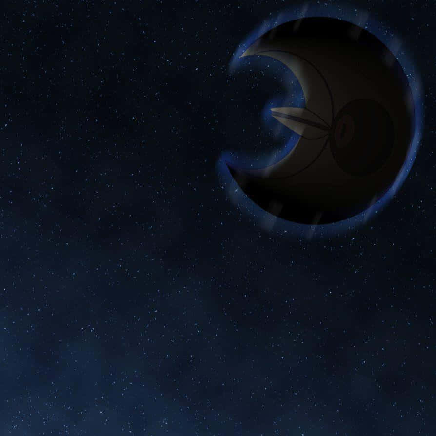 Lunatone With Night Sky Background Background