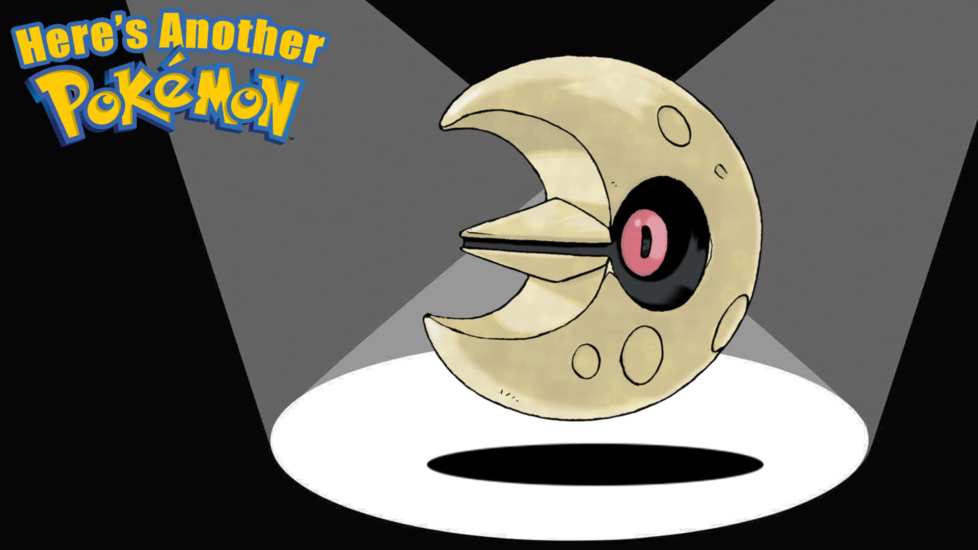 Lunatone With Spotlight Background