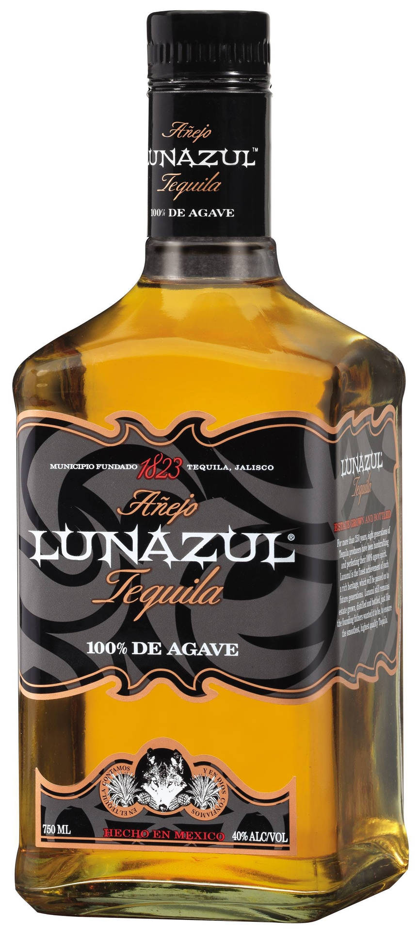 Lunazul Anejo 100% Agave Tequila