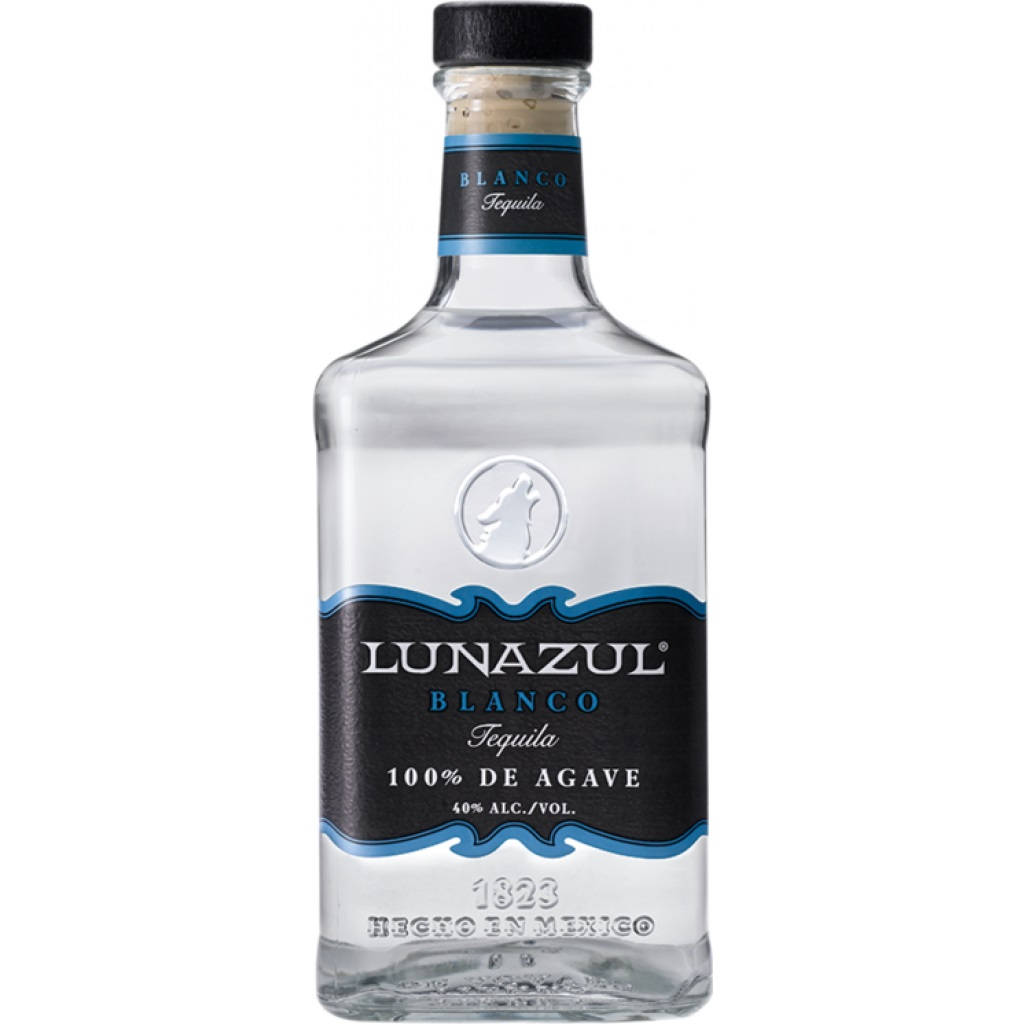 Lunazul Blanco Tequila Clear Background