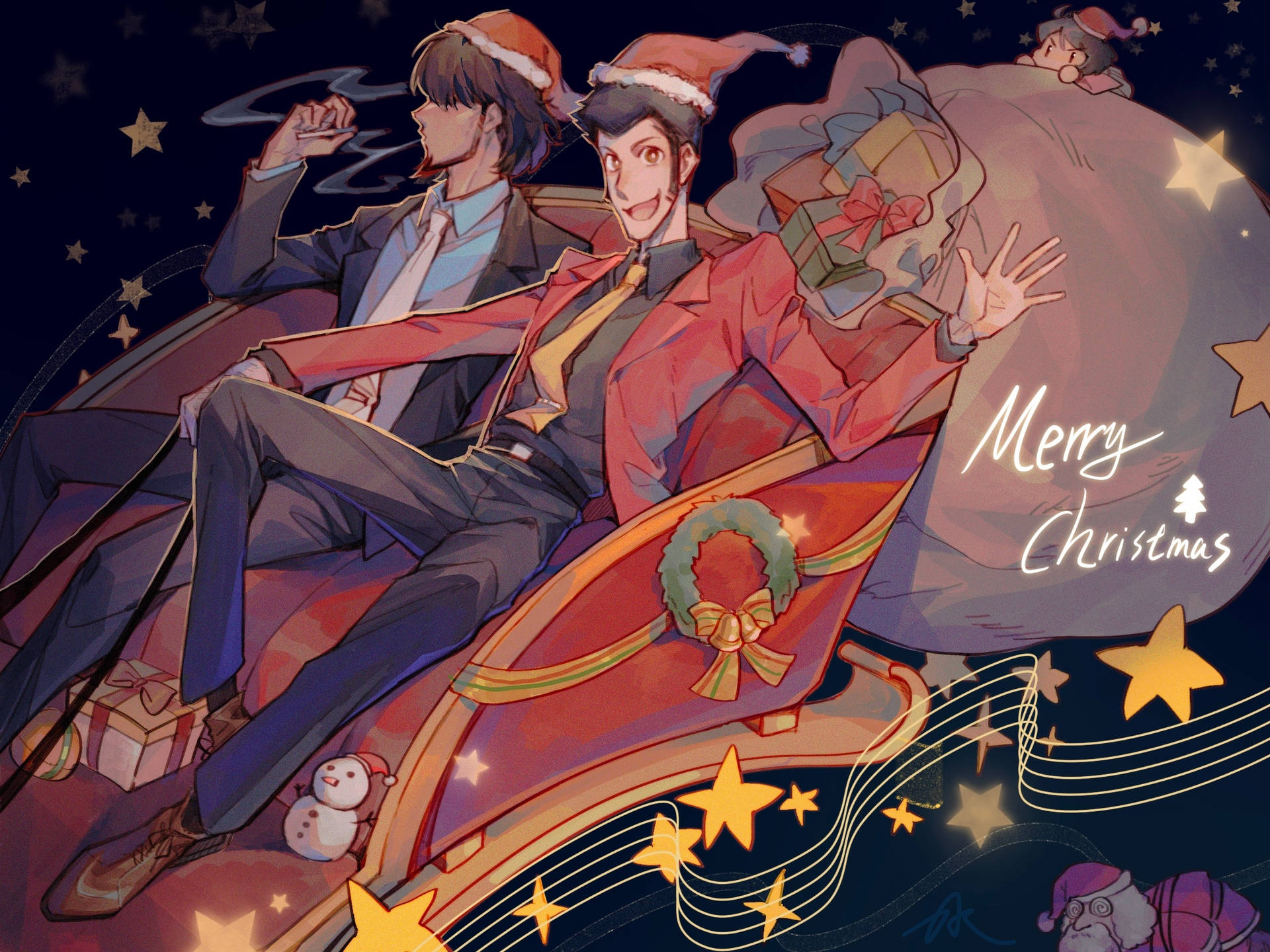 Lupin The Third And Daisuke Christmas