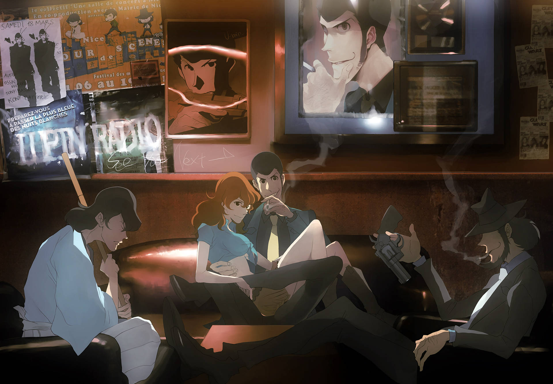 Lupin The Third Part 5 Cover Background
