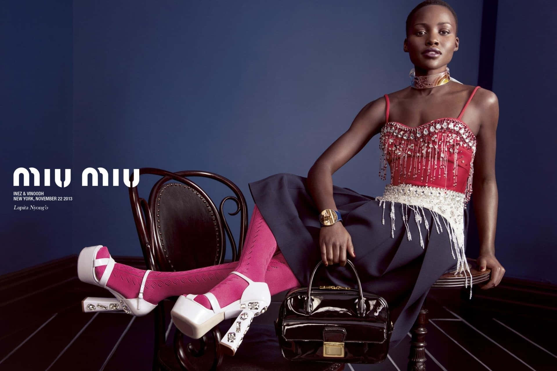 Lupita Nyong'o For Miu Miu