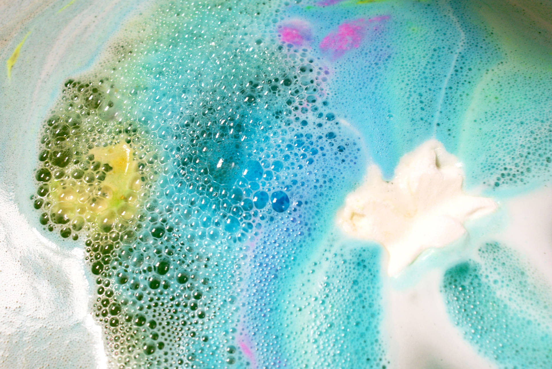 Lush Bubbles And Foams Background