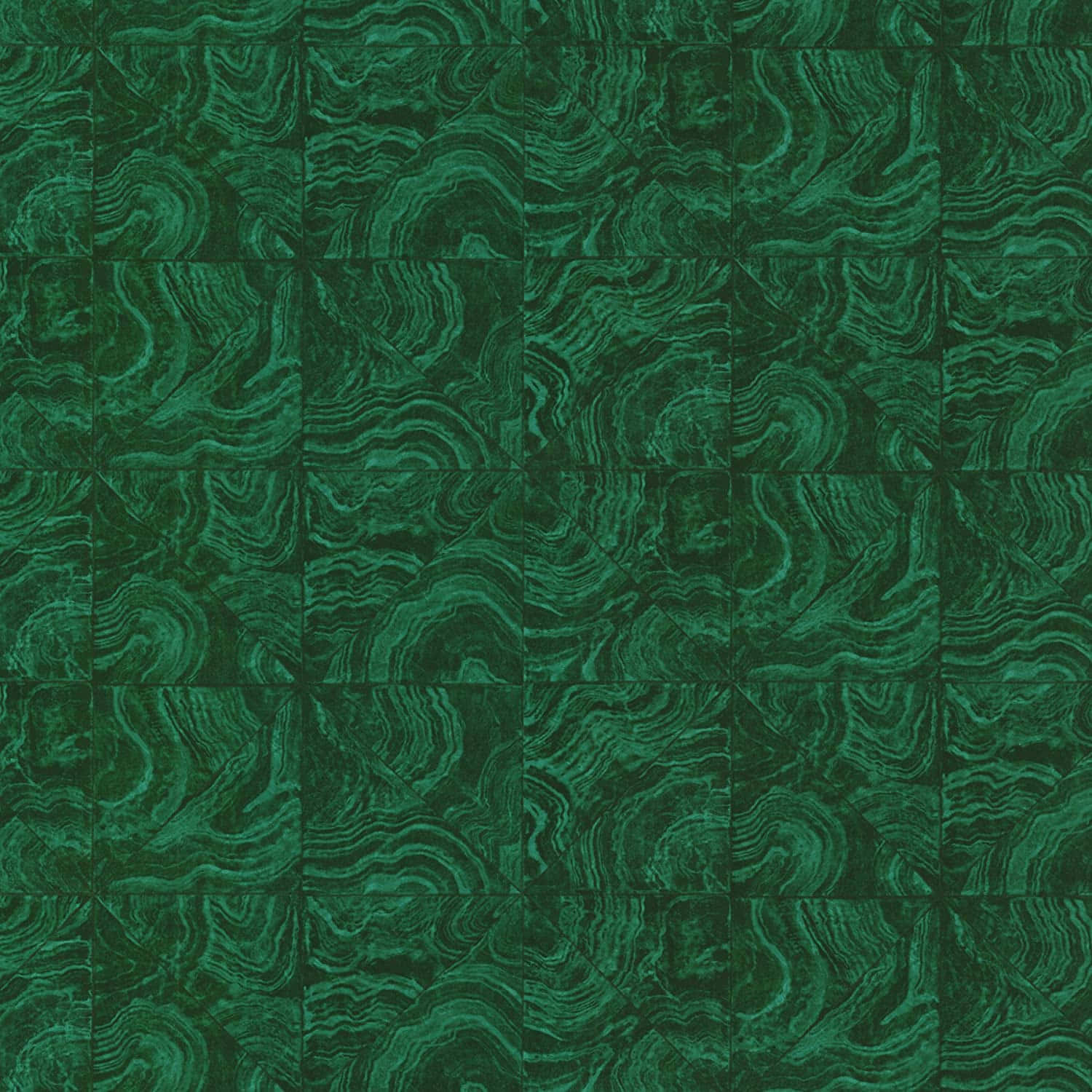 Lush Emerald Green Forest Scene