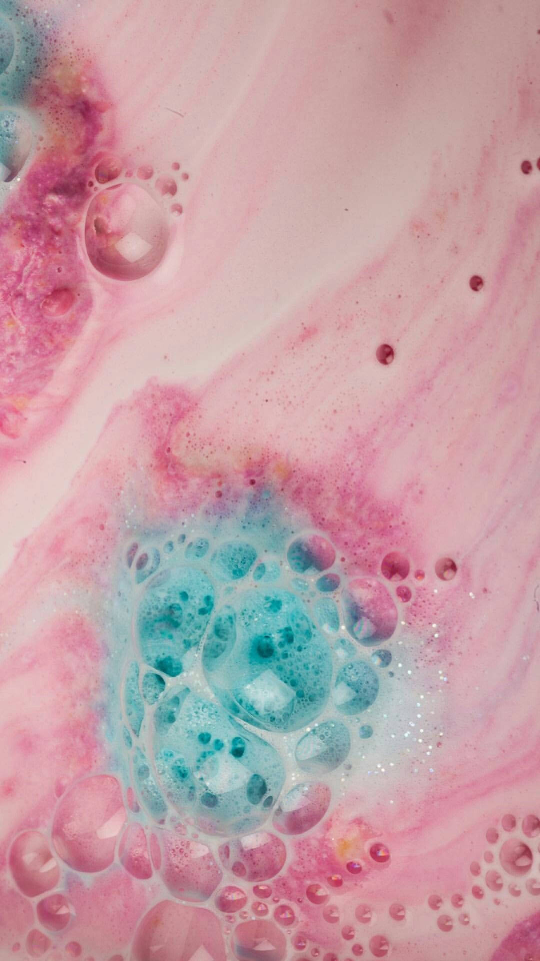 Lush Pink Liquid Mixture Portrait