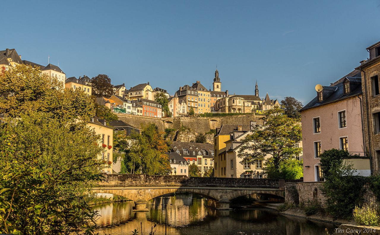 Luxembourg Alzette River