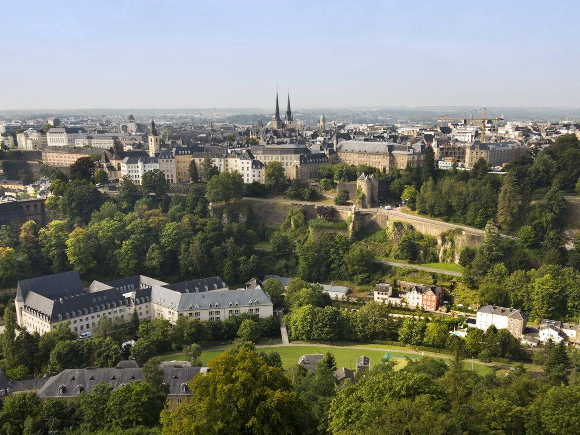 Luxembourg City Center Background