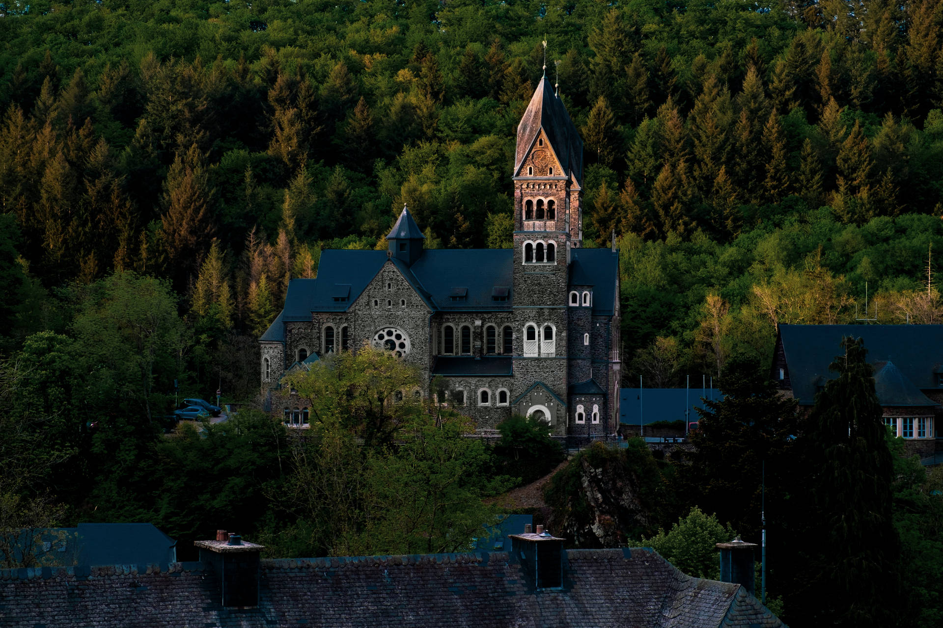 Luxembourg Clervaux Castle Background