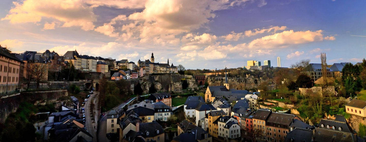 Luxembourg Golden Hour Background