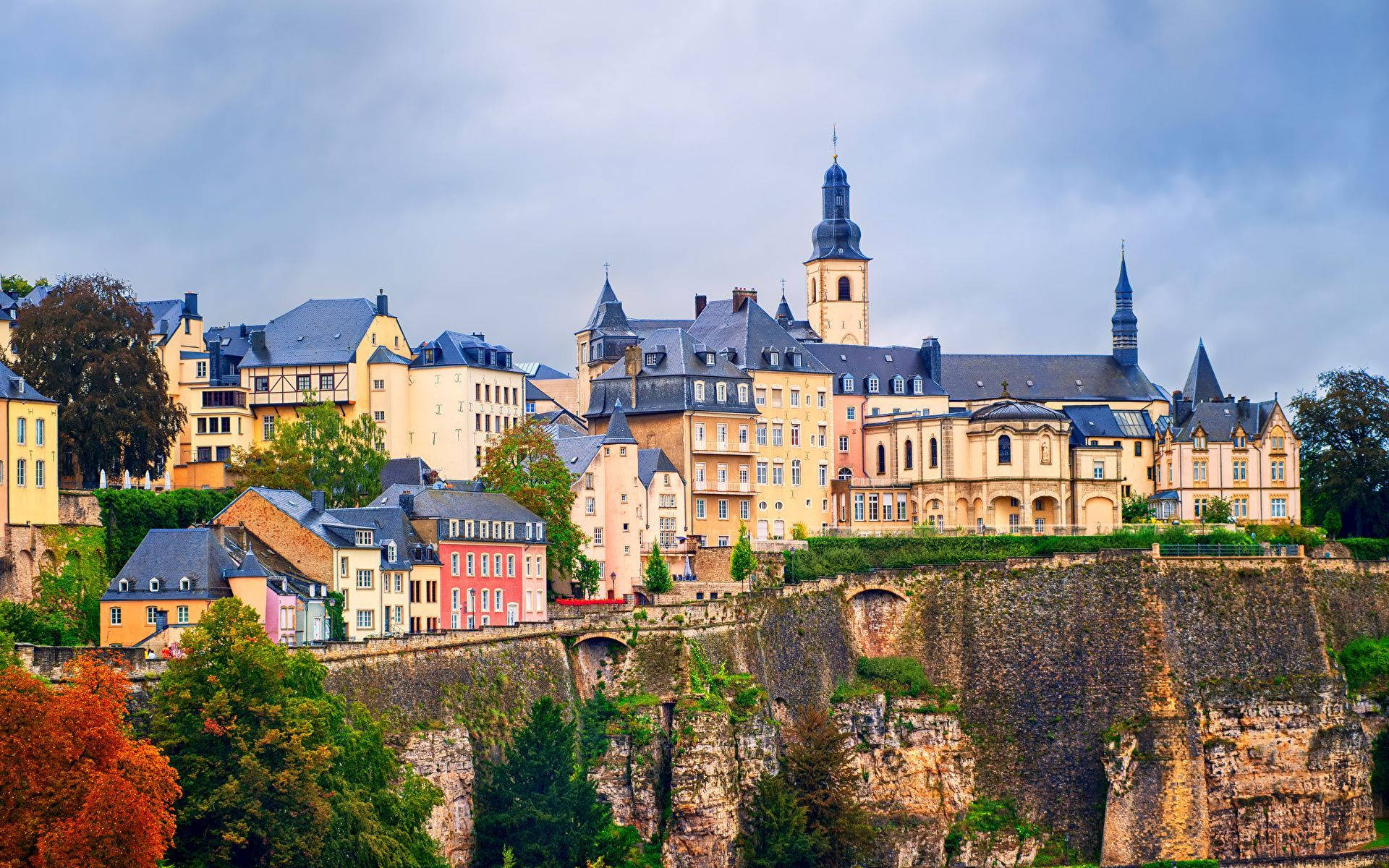 Luxembourg Yellow And Blue