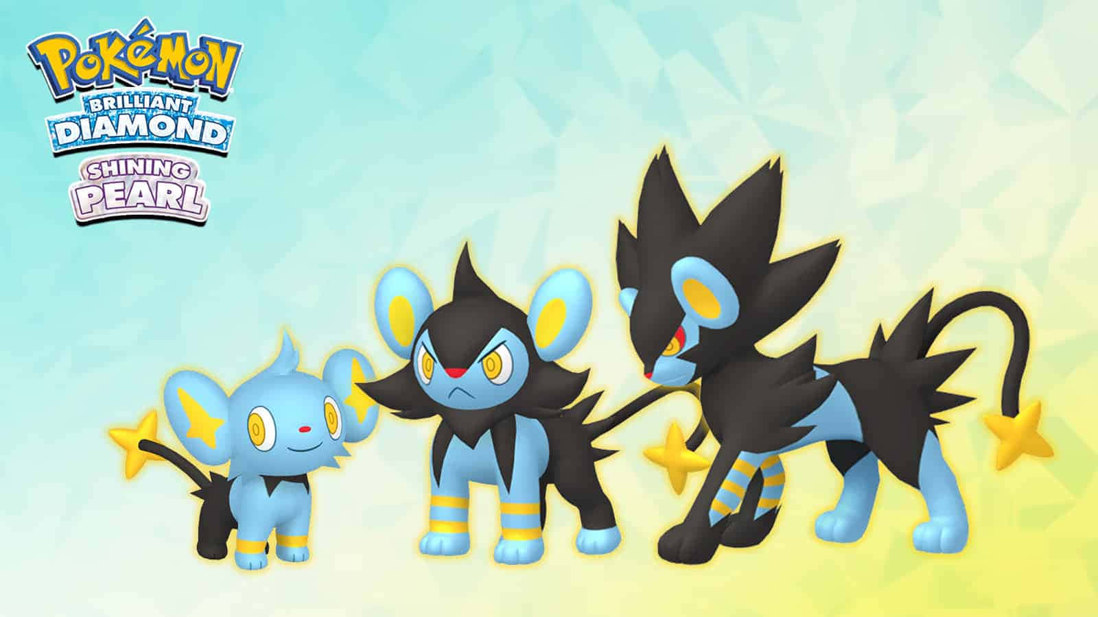 Luxio In Pokemon Brilliant Diamond Shining Pearl Background