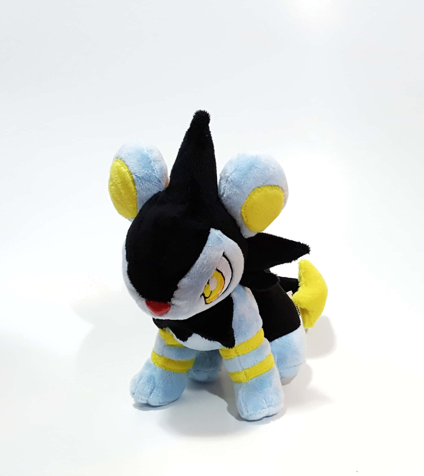 Luxio Pokemon Plush Toy White Background Background