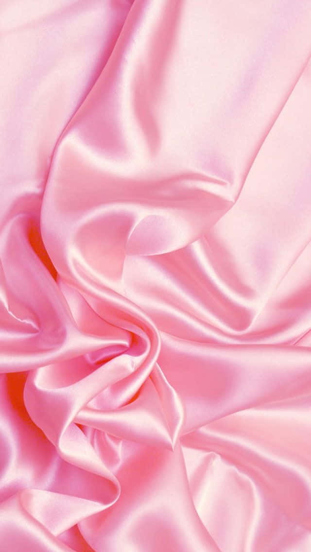 Luxuriate In The Beauty Of Pink Silk Background