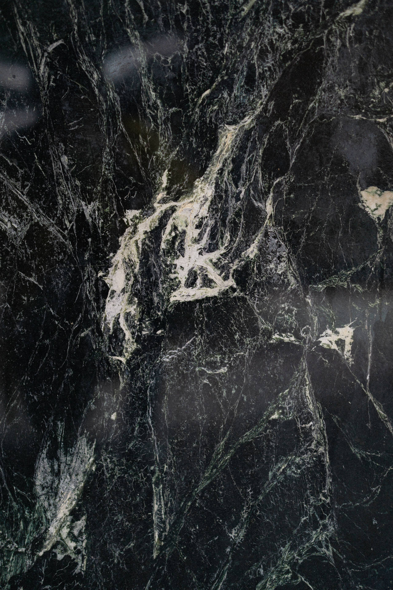 Luxurious Black Marble Floor Background