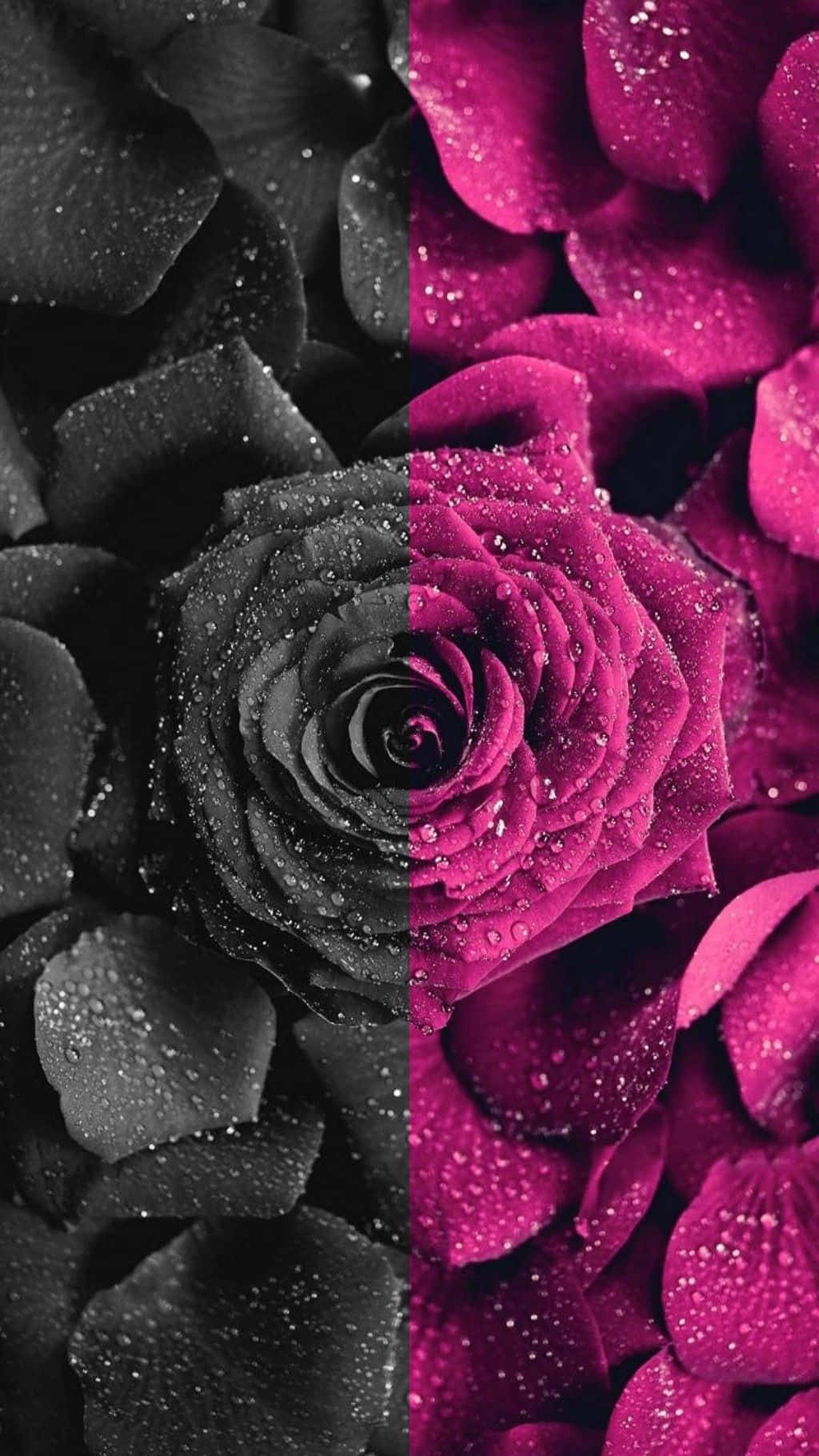 Luxurious, Bold And Bright Dark Pink Background