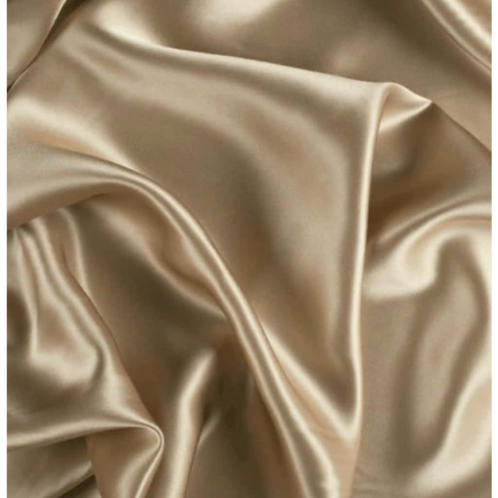 Luxurious Gold Silk Fabric Background