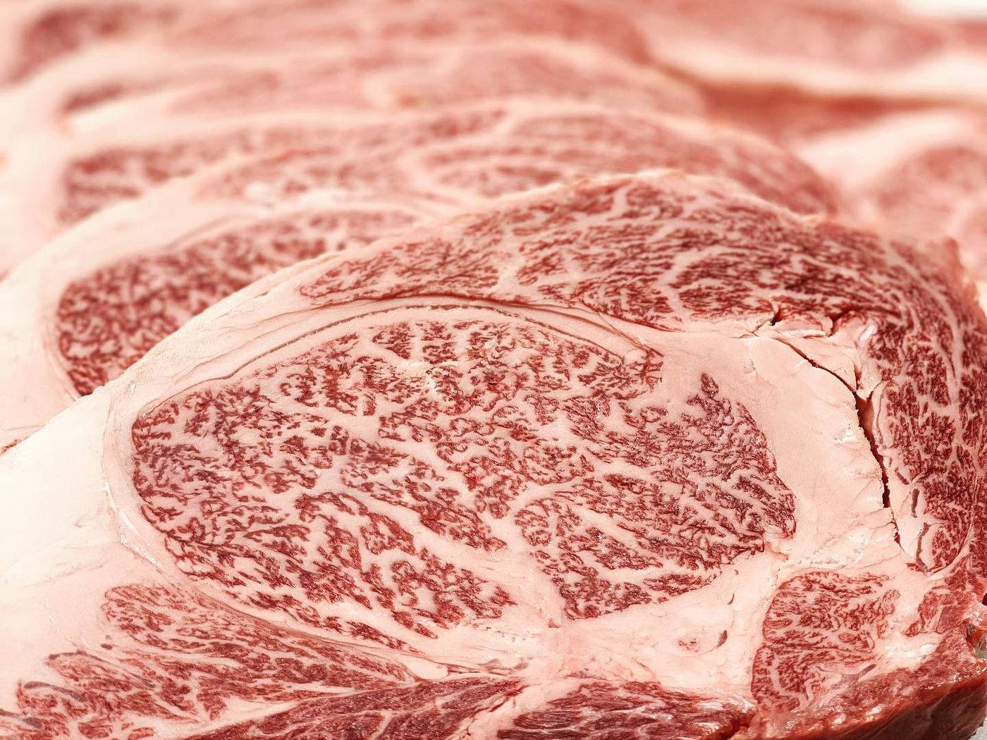 Luxurious Untrimmed Kobe Beef Background