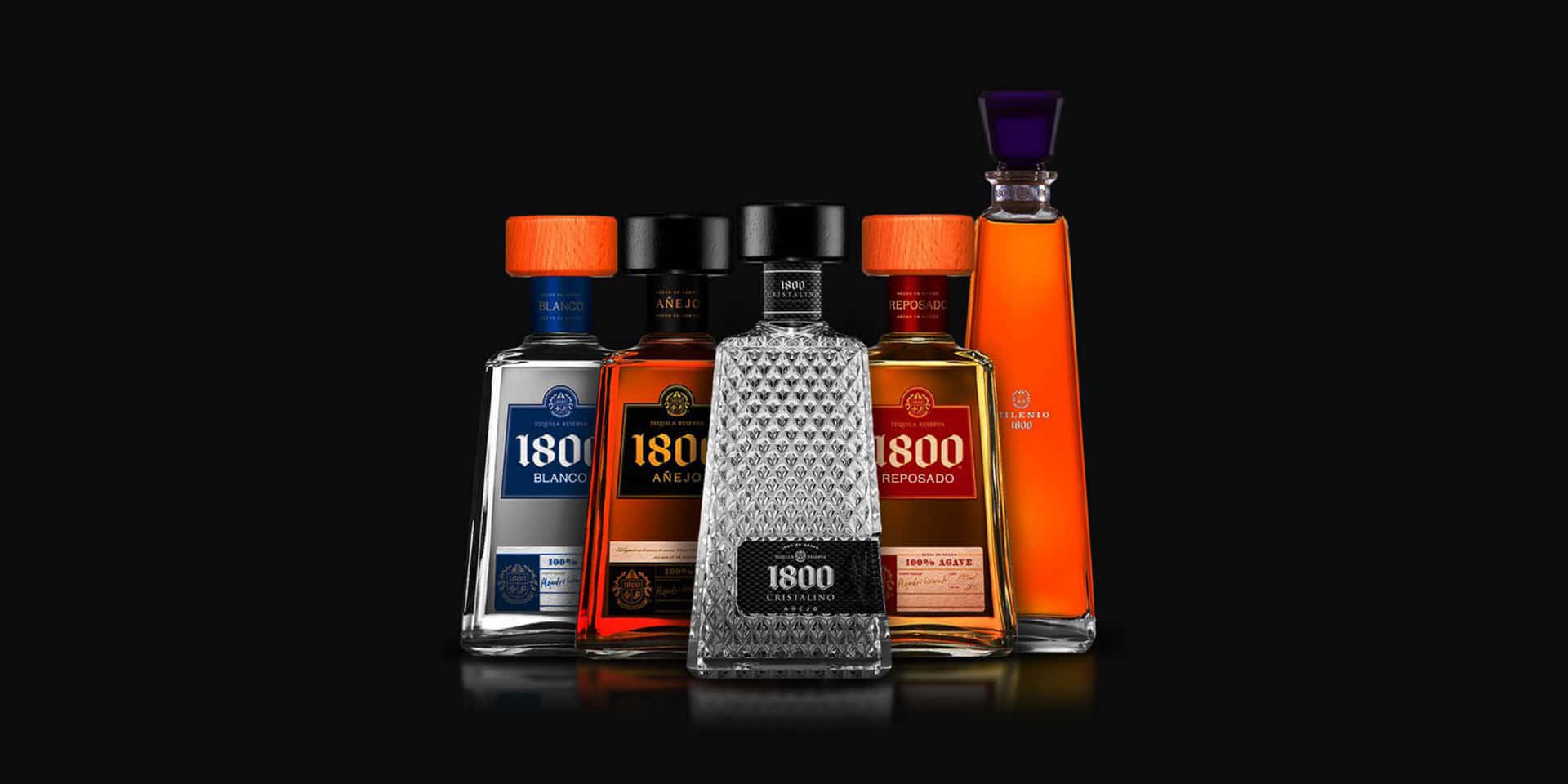 Luxury 1800 Tequila Collection Background