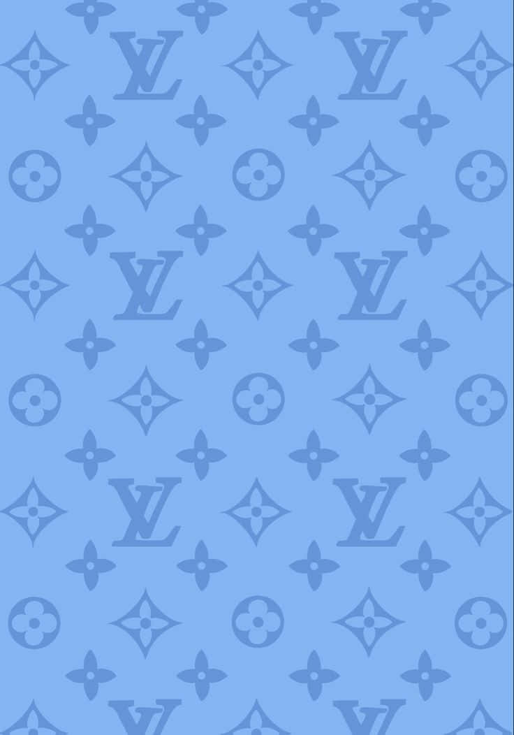 Luxury And Elegance Embodied - The Louis Vuitton Blue Background