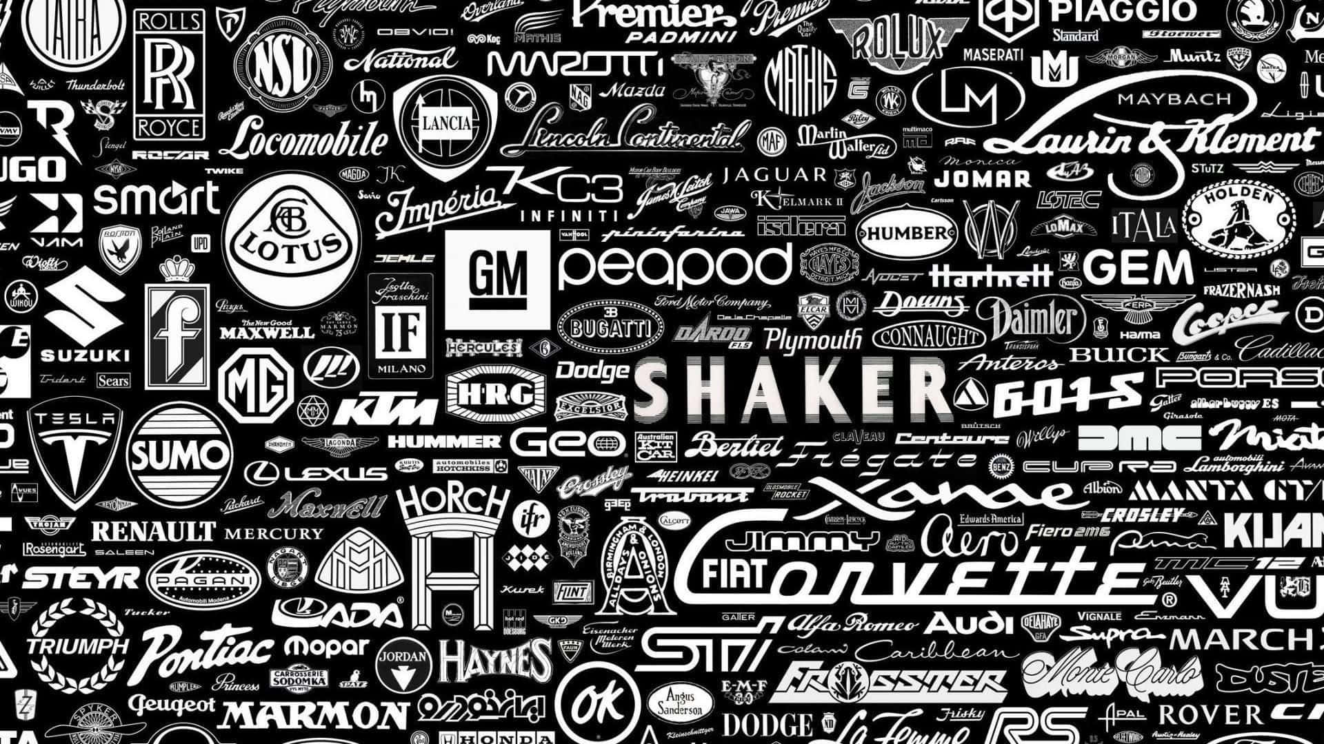 Luxury Brands Logos Background