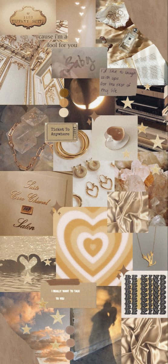 Luxury Brown And Gold Background