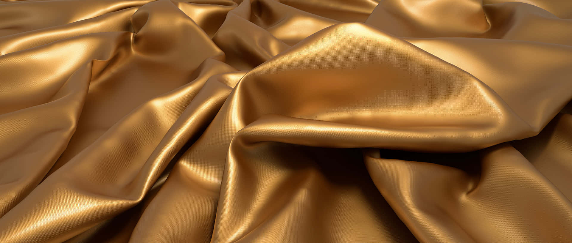 Luxury Gold Silk Fabric Background