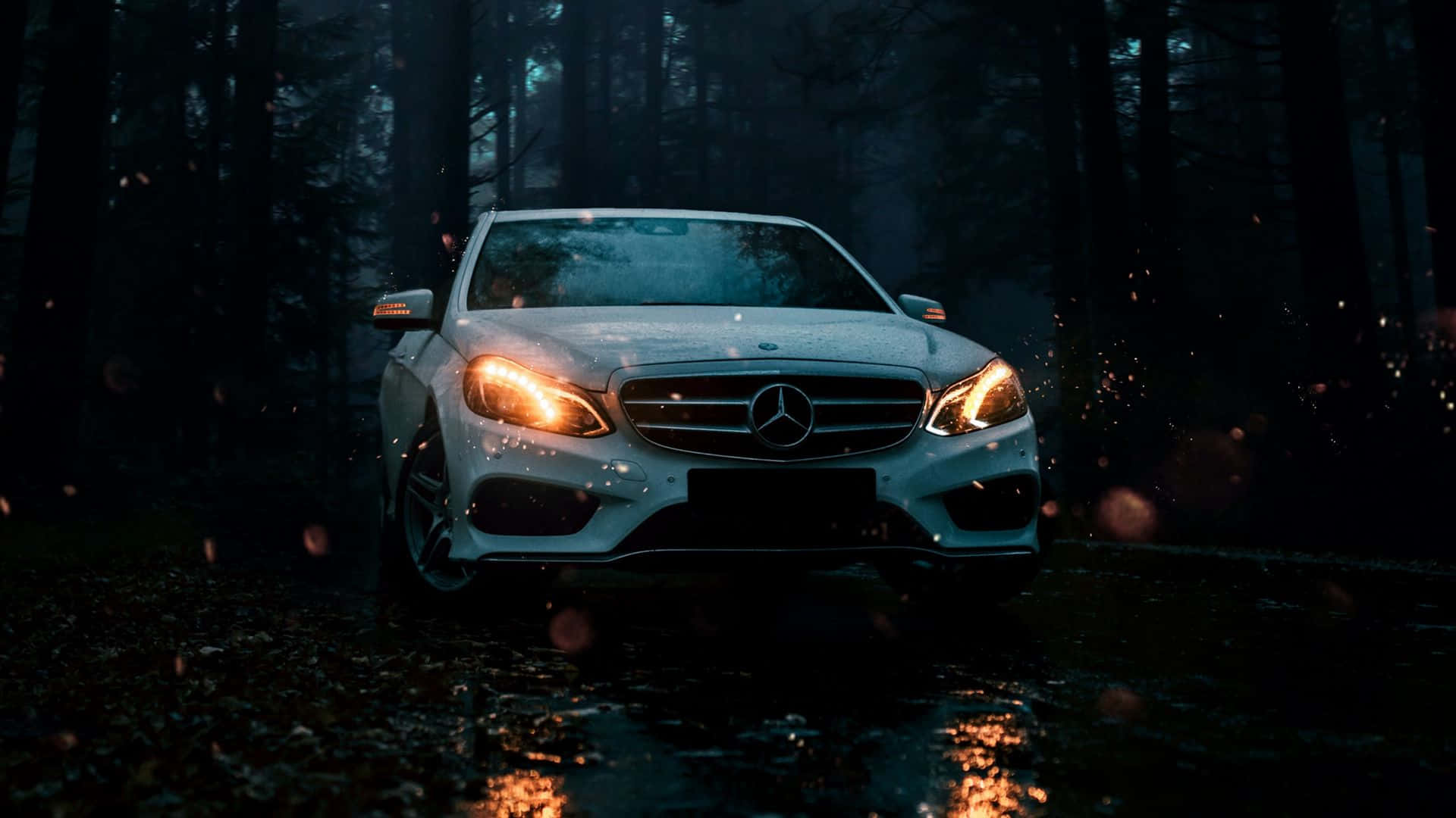 Luxury High Performance Mercedes-benz Car Background