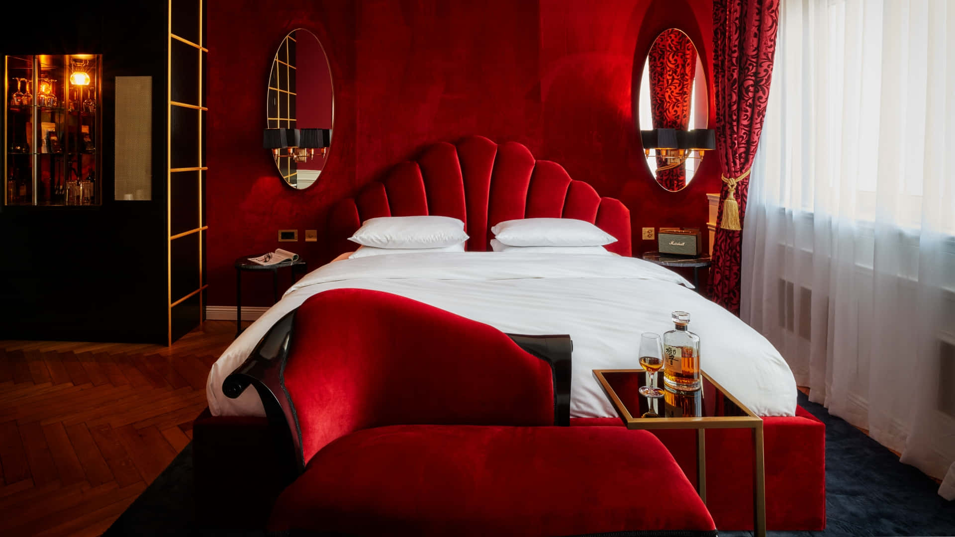 Luxury Hotel Room Provocateur Berlin Background