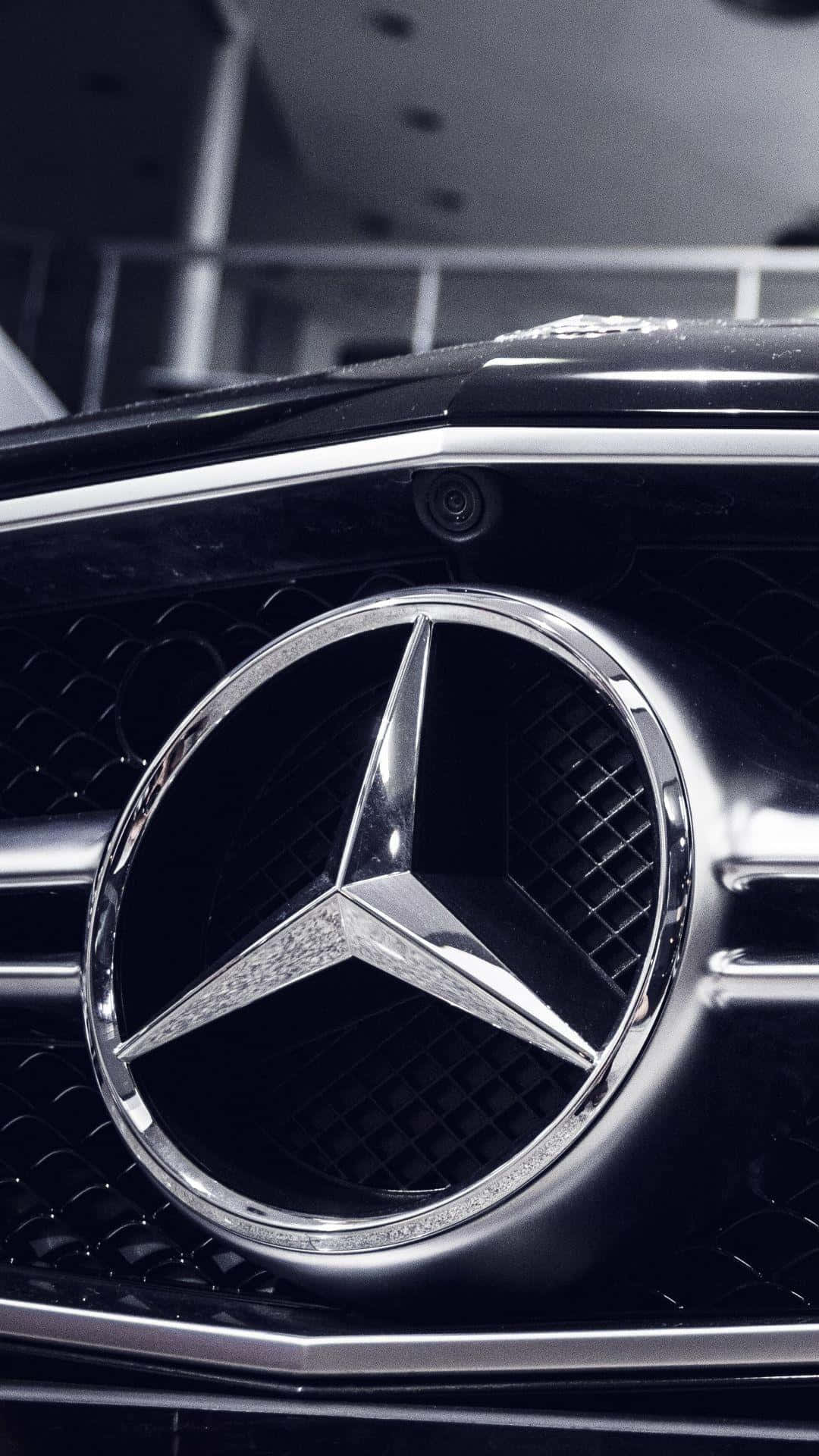 Luxury On-the-go: Mercedes Benz Iphone Background