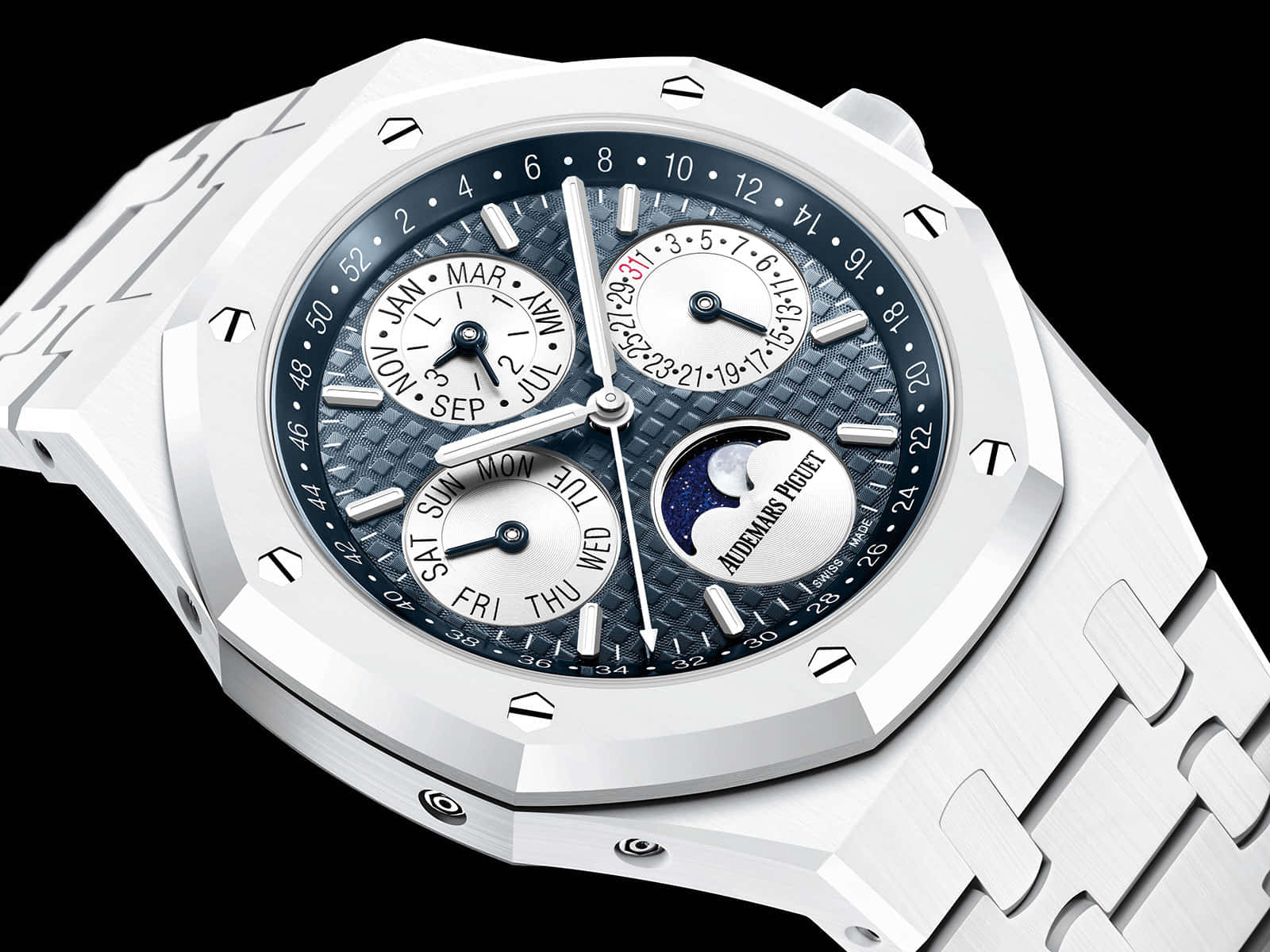 Luxury Perpetual Calendar Watch Background