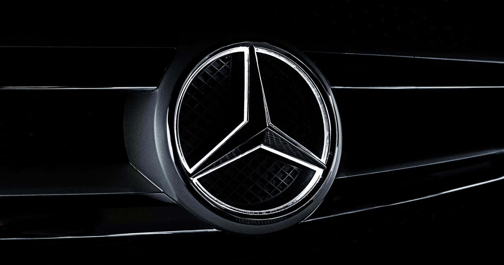 Luxury Red Sports Car With A Stylish Logo Background