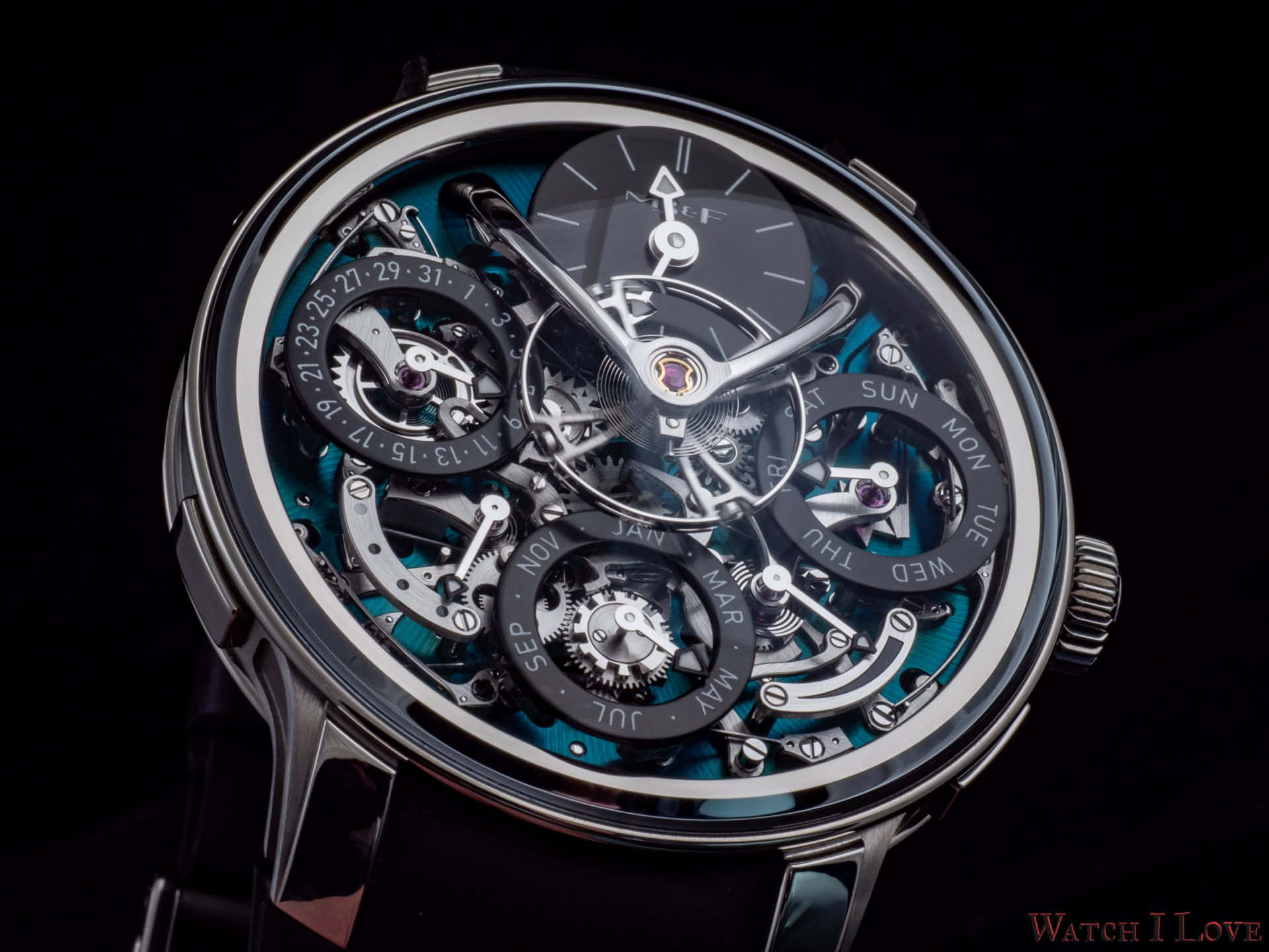Luxury Skeleton Perpetual Watch